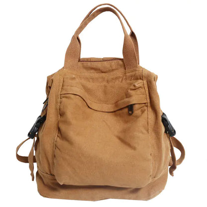 Mochila de lona vintage