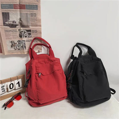 Mochila de lona vintage
