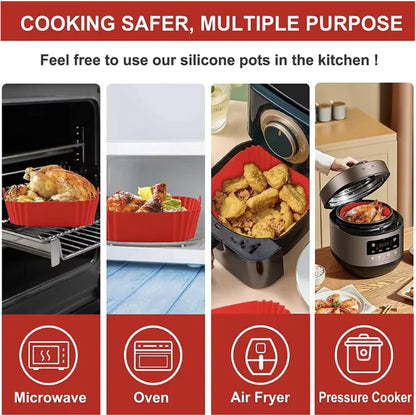 Bandeja de silicona para freidora de aire