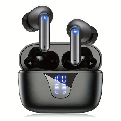 Auriculares Inalámbricos con 60H de Reproducción y Pantalla LED