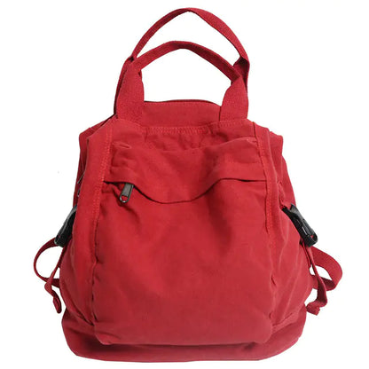 Mochila de lona vintage